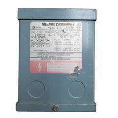 Square D 250SV43B Control Transformer 0.25kVA 1PH 120/240V to 12/24V Type 3R