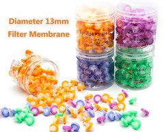 100pcs Disposable Syringe Filters Non-sterilized MCE NYLON PES PTFE Membrane