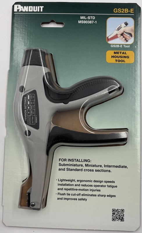 PANDUIT GS2B-E MIL-STD MS90387-1 ERGONOMIC CABLE TIE GUN INSTALLATION HAND TOOL