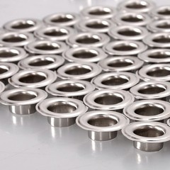 Yescom 1000 pcs 1/2″ Grommet Kit 12mm Size #4 Eyelets and Washers Nickel YES0384