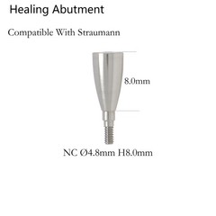 US Dental Healing Abutment Closure Compatible With Straumann ITI BoneLevel NC/RC