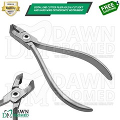 Distal End Cutter Plier Hold & Cut Soft and Hard Wire Orthodontic Inst German Gr