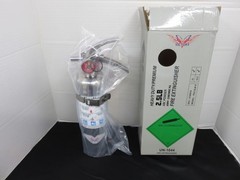 🧯2025-2.5 lb CHROME/STAINLESS STEEL ABC FIRE EXTINGUISHER W/VEHICLE BRACKET NEW