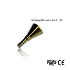 Straumann Compatible Dental NC Healing Abutment,conical,Diameter 4.8, Height 3.5