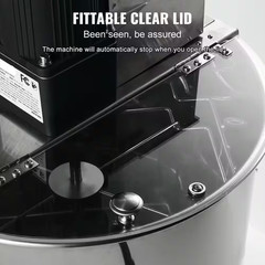 Electric Honey Extractor, 4/8 Frames Stainless Steel Spinner for Beekeeping, Hei
