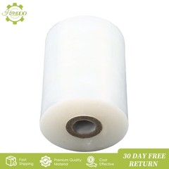 4 Pack Mini Clear Industrial Stretch Wrap Film 5″ × 1000ft with Handle, 80 Gauge