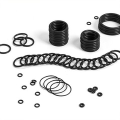 1.8mm Cross Section O Rings Black NBR Rubber Seals 1.8mm-130mm ID Oil Resistant
