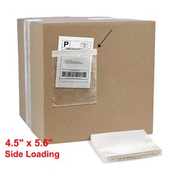 4.5×5.5 Faced Document Packing List Invoice Shipping Label Envelope Side Loading