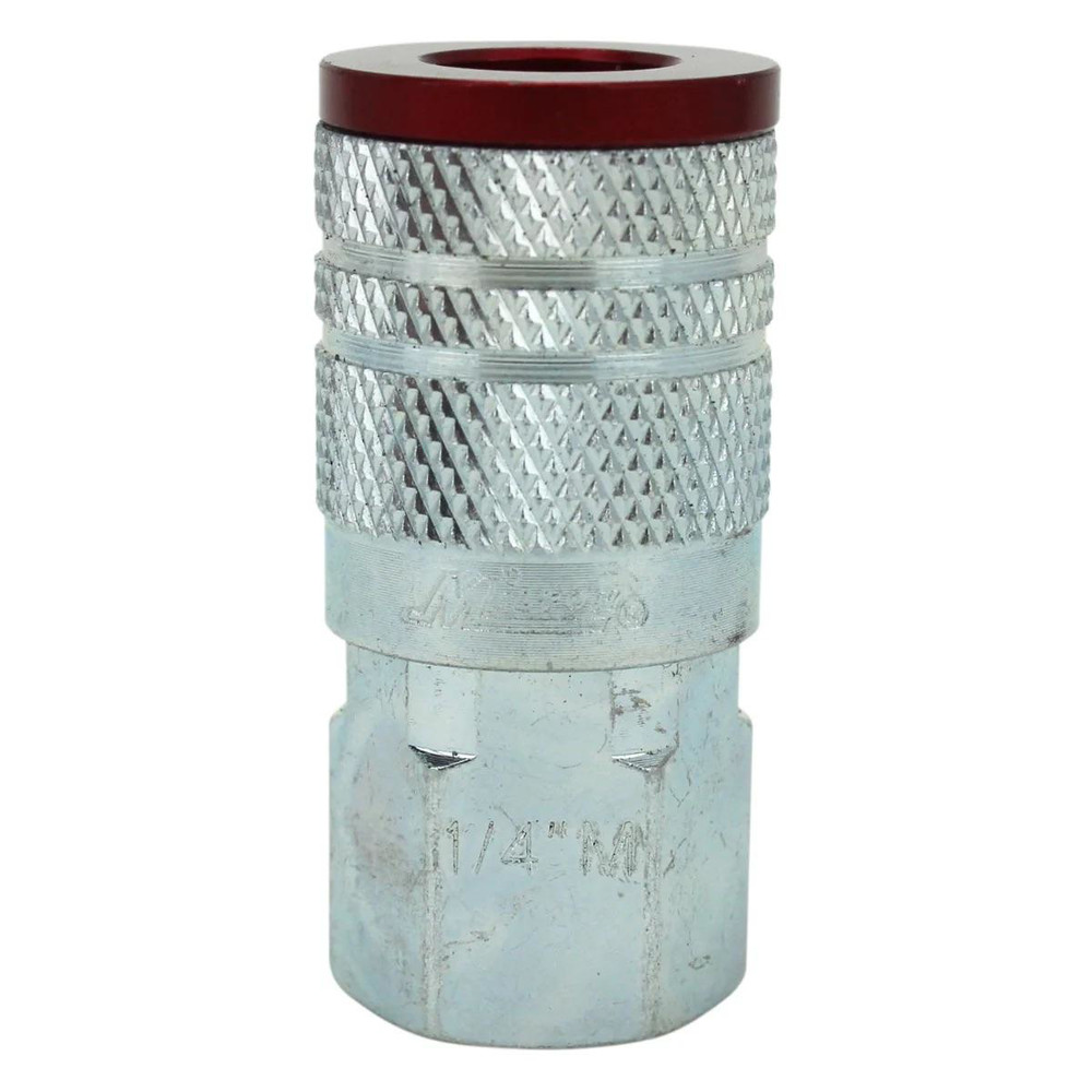 Milton MLT.715MC Milton Industries ColorFit Couplers, M-style Red, 1/4″ NPT Fema
