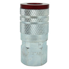 Milton MLT.715MC Milton Industries ColorFit Couplers, M-style Red, 1/4″ NPT Fema