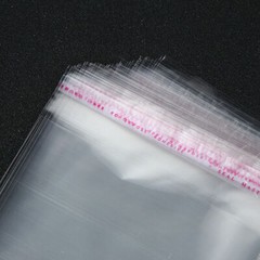 Clear Cellophane Cello Bags Plastic OPP Card Display Self Adhesive Peel Seal