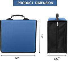 128/240/400/520 Disc CD/DVD Wallet Binder Book Sleeves Storage Bag Carrying Case