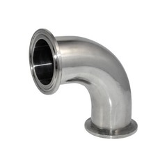 1.5” in inch Sanitary 90 Degree Elbow Pipe Tri Clamp Ferrule Stainless Steel 316