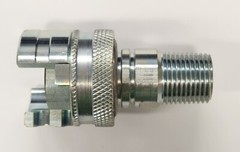 Valve & Coupling 4Pm6 Male To Thor Coupler, Npt 1/2, Steel, 10pck