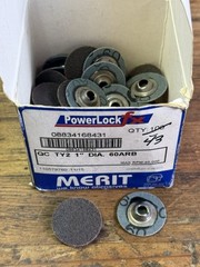43 Pieces MERIT TY2 1” Diameter 60 Grit 40,000 RPM