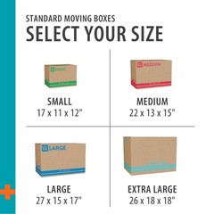 (10 Pack) Large Moving Boxes, 27L X 15W X 17H, Kraft