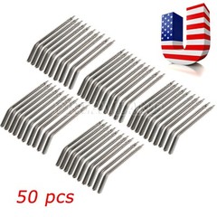 50 Pcs Dental Air Water Spray Triple Syringe Autoclavable Nozzles/Tips/Tubes USA