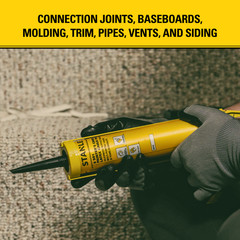 Stanley S501 Painter’s Choice Latex Caulk Pro Siliconized, 10.1oz 12Pk – White
