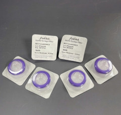 100x Sterile Nylon Syringe Filter 0.45um/0.22um Pore Size, 33mm, Use For HLPC