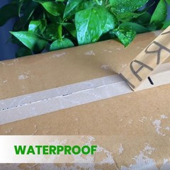 ADHES Biodegradable Kraft Paper Tape, Eco Friendly & Writable & Uncoated Paper