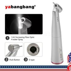 YBB Dental 1:4.2 LED 45 Degree Surgical Contra Angle /45°High Speed Handpiece