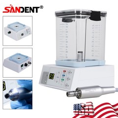 SANDENT Brushless LED Electric Micro Motor 1:5 Handpiece Optic LED Contra Angle
