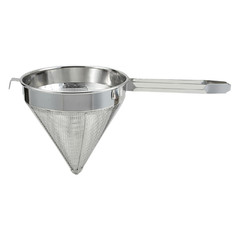 Winco China Cap Strainer 10-Inch Diameter Coarse Mesh Medium Stainless Steel