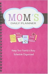 Mom’s Daily Planner Schedule Organized 5.5 Inch x 8.5 Inch By Kahootie & Co