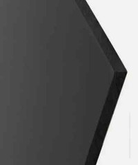 Black Plastic Sheet High Density Polyethylene 1/4″ x 24″ L X 24 Inch W HDPE NEW