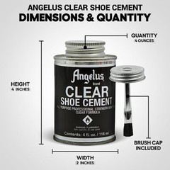 Angelus Shoe Cement All Purpose Glue 4oz