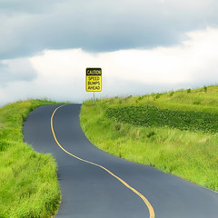 Speed Bumps Ahead Sign, Aluminum Reflective Weatherproof 18×12 Inch, Rust Free