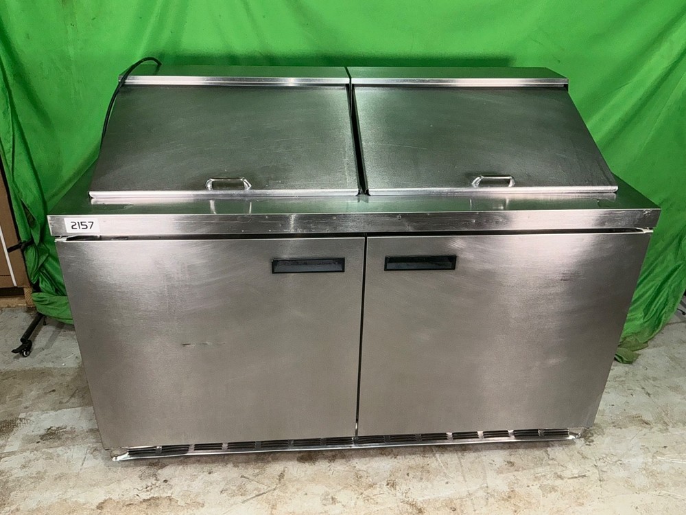 Delfield D4460-24M 60” 2 Door Mega Top Refrigerated Sandwich Prep Table 2157