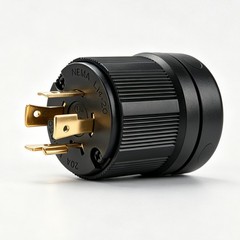 NEMA L14-20P Locking Plug – 20A 125/250V Twist Lock Generator Connector