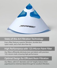 High-Quality 100 pcs Disposable Filters – Ideal for 3D Printer Resin & Paint