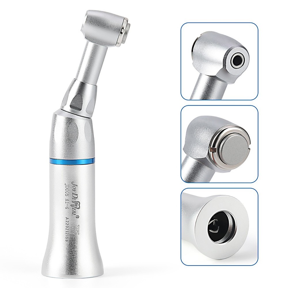 1pc Dental Slow Speed Handpiece Contra Angle Push Button Fit E-Type Motors