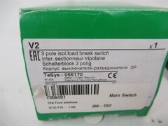 251396 New In Box; Schneider V2 Electric Base for use with Vario Series IP20 3P