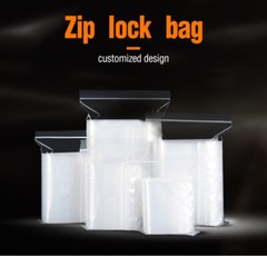 Clear Reclosable Seal Bag Plastic Poly Zipper Bags Zipper W/Hang Hole 4Mil THICK