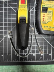 Triplett TVR10/100/1000 Byte Brothers LAN Cable Tester W/CASE *