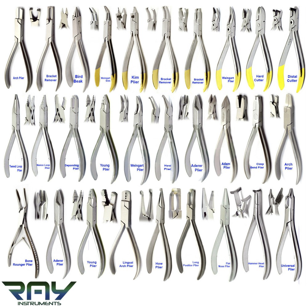 Professional Dental Pliers Orthodontic Braces Wire Bending Loop Forming Pliers