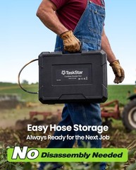 Grease Gun with Lock-On Trigger for Effortless Greasing, Cordless Electric Greas