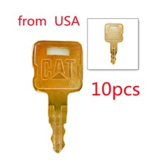 10pcs Golden Keys For case CAT Caterpillar Heavy Equipment Ignition Key 5P8500