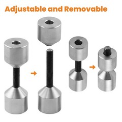Set of 4 Flange Two Hole Pin-Stainless Steel- 1-1/8” 1-5/8” Diameter