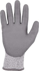 unisex adult Cut-resistant – A3, 13g ANSI A3 PU Coated CR Gloves, Gray, Large