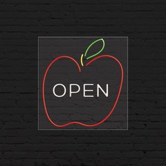 Open Sign for Business Displays | LED Flex Neon | 24″W x 31″H x 1″D