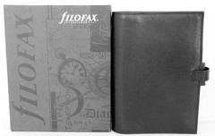 New Never Used Circa 2005 Filofax Personal Kensington REAL Leather Organizer