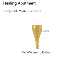 US Dental Healing Abutment Closure Compatible With Straumann ITI BoneLevel NC/RC
