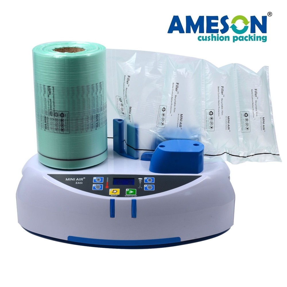Mini Air Easi Air Cushion Wrap Machine Tabletop or Air Pillow Packaging Bag Roll