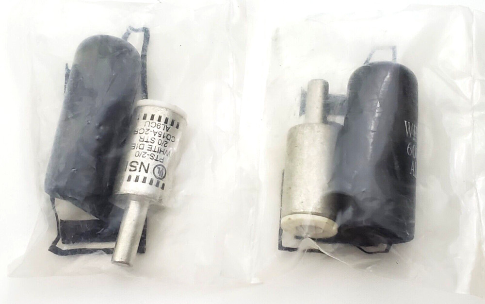 Lot of 2 NSI PTS-2/0 Dual Rated Aluminum 2/0AWG Adapters #1 AWG Pin Size