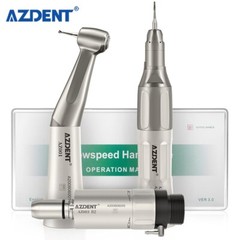 Joydental Dental Low Slow Speed Handpiece Contra Angle Straight Air Motor 2 Hole