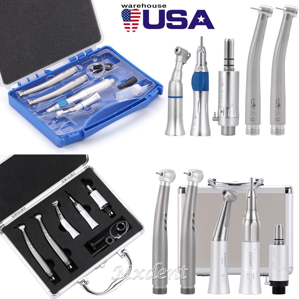 NSK Style Dental Shadowless Pana Max High and Low Speed Handpiece Kit 2 /4Hole